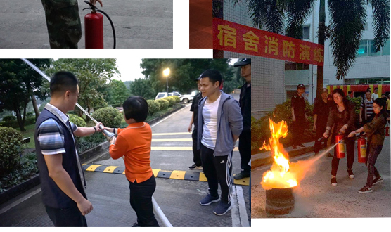 消防清静，，，，，，，，提防于未“燃”——36365官网2018年整体宿舍消防清静培训及演练